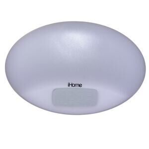 iHome Zenergy iZBT3 Sleep Therapy Machine White Noise Light Alarm Clock w/USB